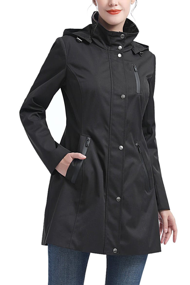 Women's Molly Hooded Anorak Jacket, Alternate, color, Black