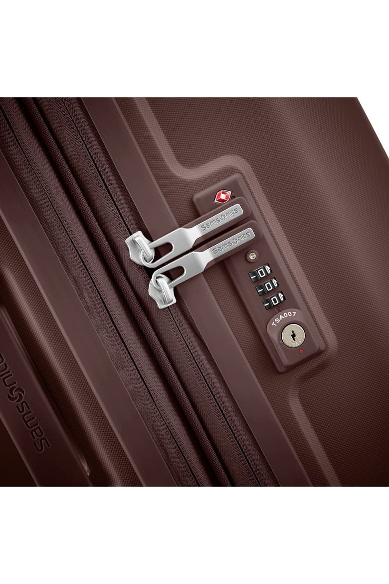 Outline Pro 24" Medium Checked Spinner Luggage, Alternate, color, Cocoa Chocolate Mauve