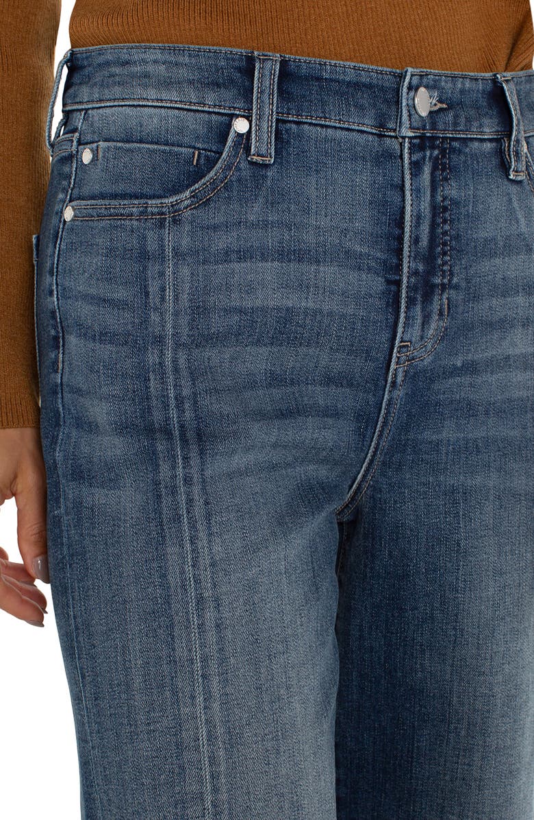 Liverpool Stride Seamed High Waist Crop Wide Leg Jeans, Alternate, color, 