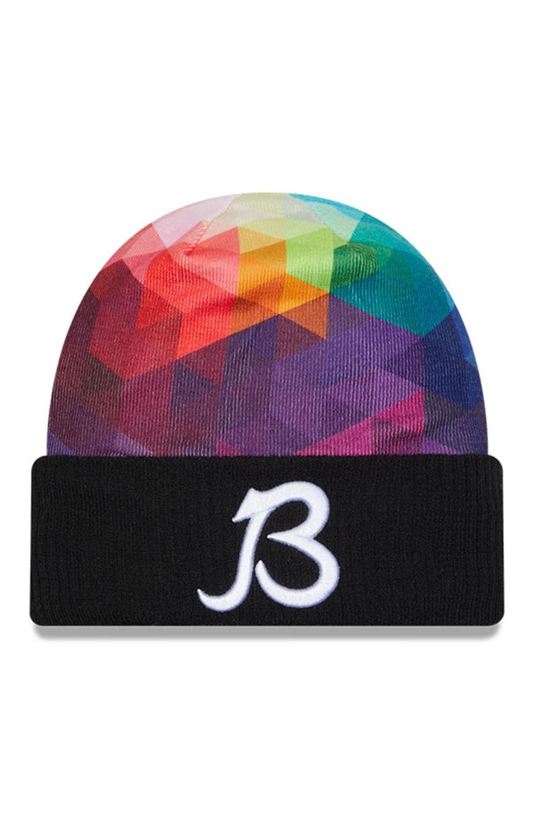 New Era Men's New Era Black Chicago Bears 2023 NFL Crucial Catch Cuffed Knit Hat, Main, color, Black