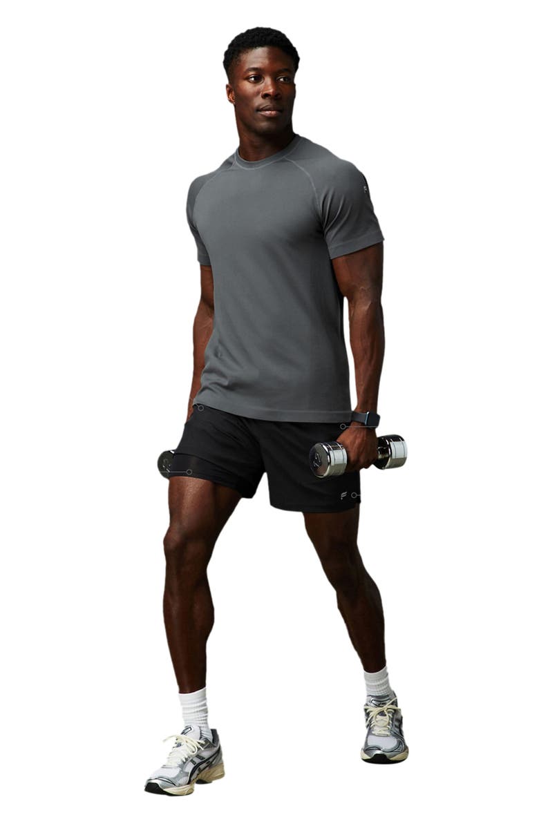 Fabletics The Fundamental Short II Lined 7", Alternate, color, Black/Black