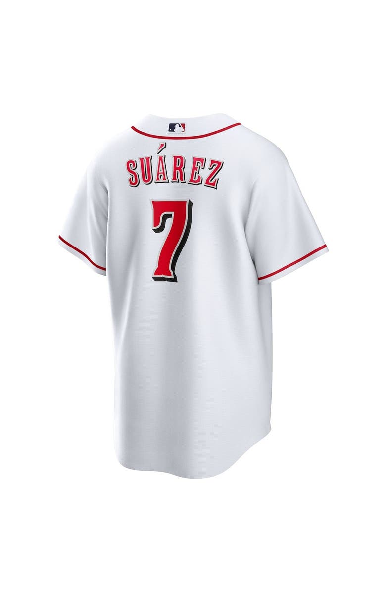 Nike Men's Nike Eugenio Suarez White Cincinnati Reds Home Replica Player Name Jersey, Alternate, color, 