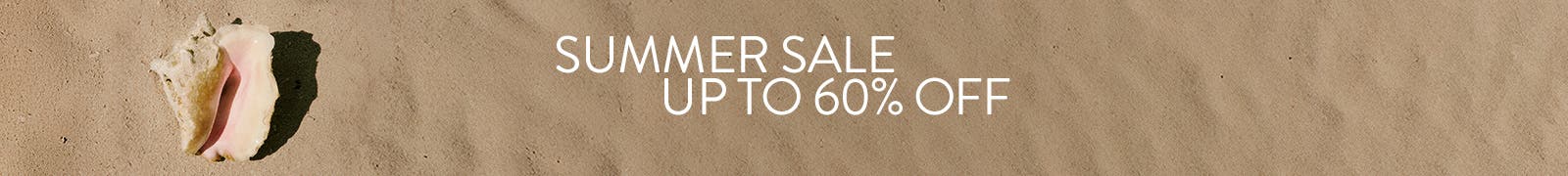 Summer Sale: up to 60% off.