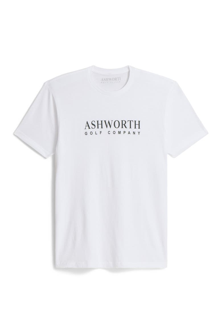 Ashworth Label Tee, Main, color, White