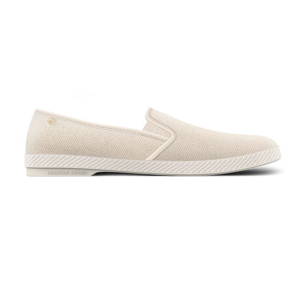 Rivieras Classic Cotton Canvas Slip-On Loafer, Main, color, Beige