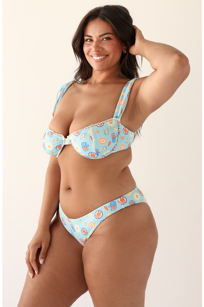 Athena Underwire Bikini Top, Alternate, color, Paros