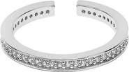 Bearfruit Jewelry 14k Gold Plated Lisa Ring Dainty Crystal Band Trendy
