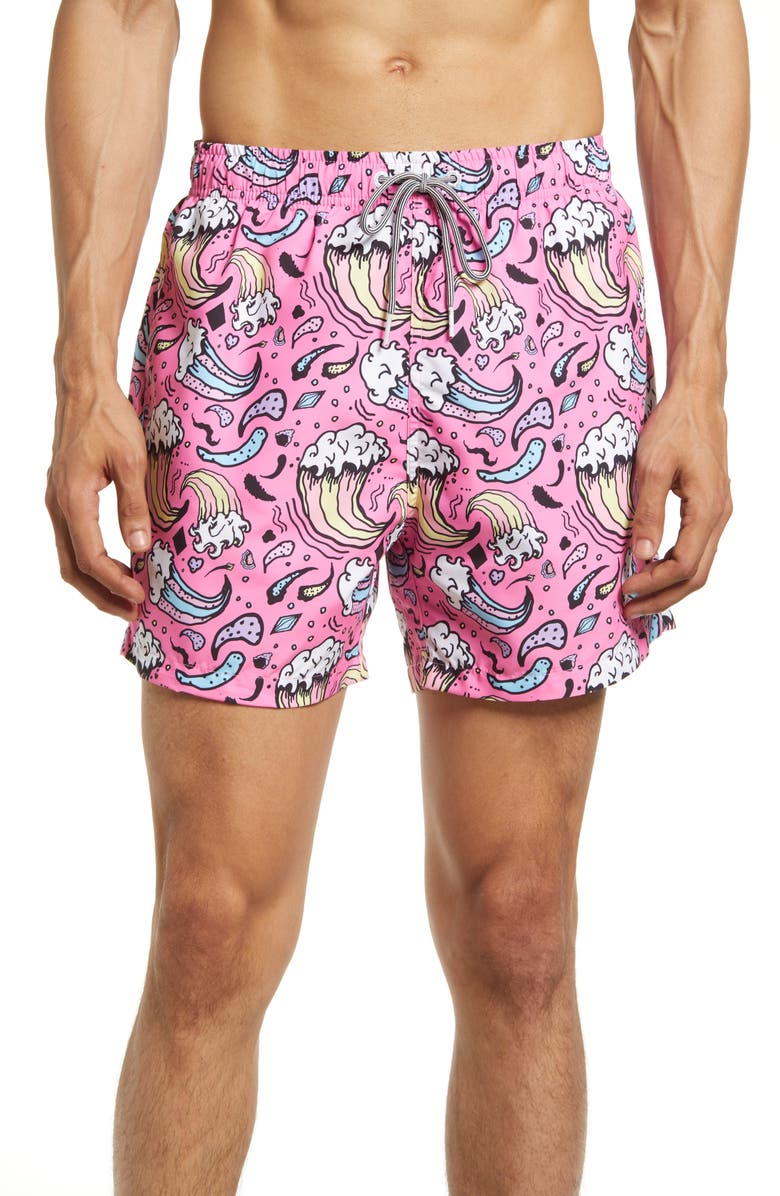 Boardies Wavey Days Mid Swim Trunks, Main, color,