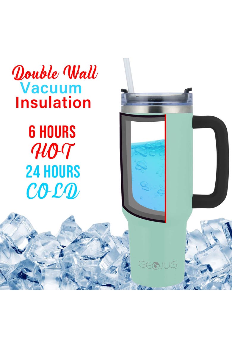 40oz Insulated Stainless Steel Tumbler Cup, Alternate, color, Blue