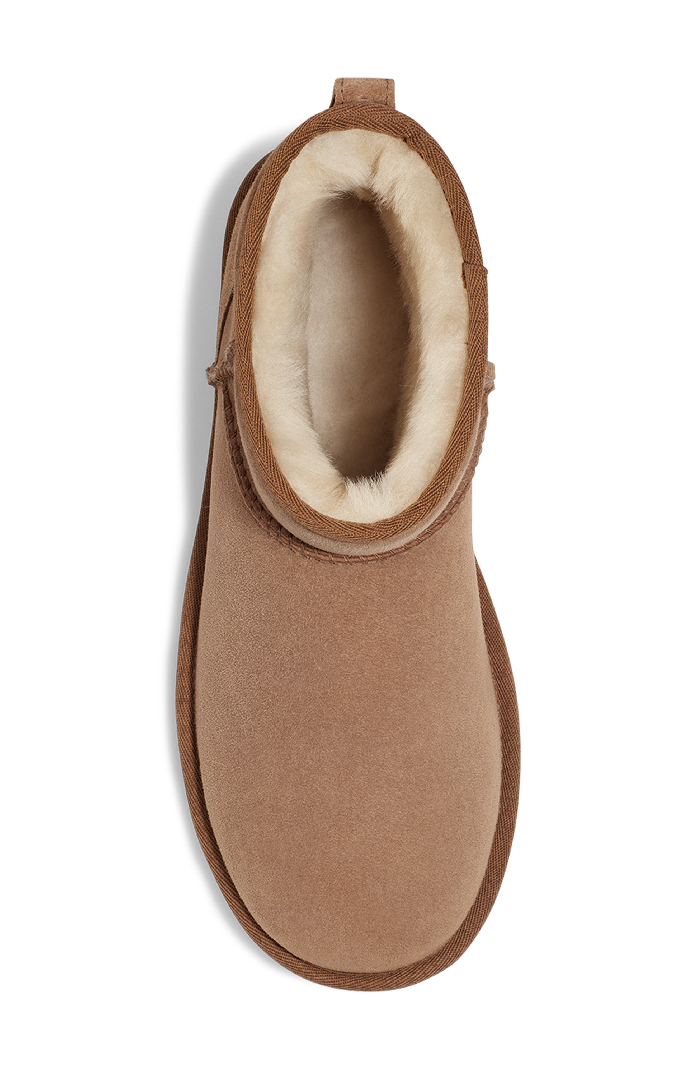 Classic Mini Regenerate Genuine Shearling Lined Bootie, Alternate, color, CHE