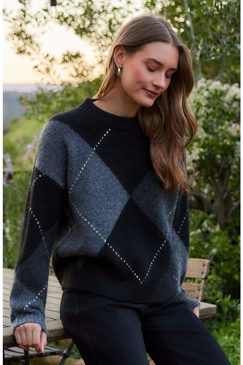 Argyle Sweater, Alternate, color, MULTI COLOR