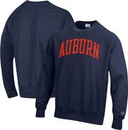 Champion Men's Champion Navy Auburn Tigers Arch Reverse Weave Pullover Sweatshirt