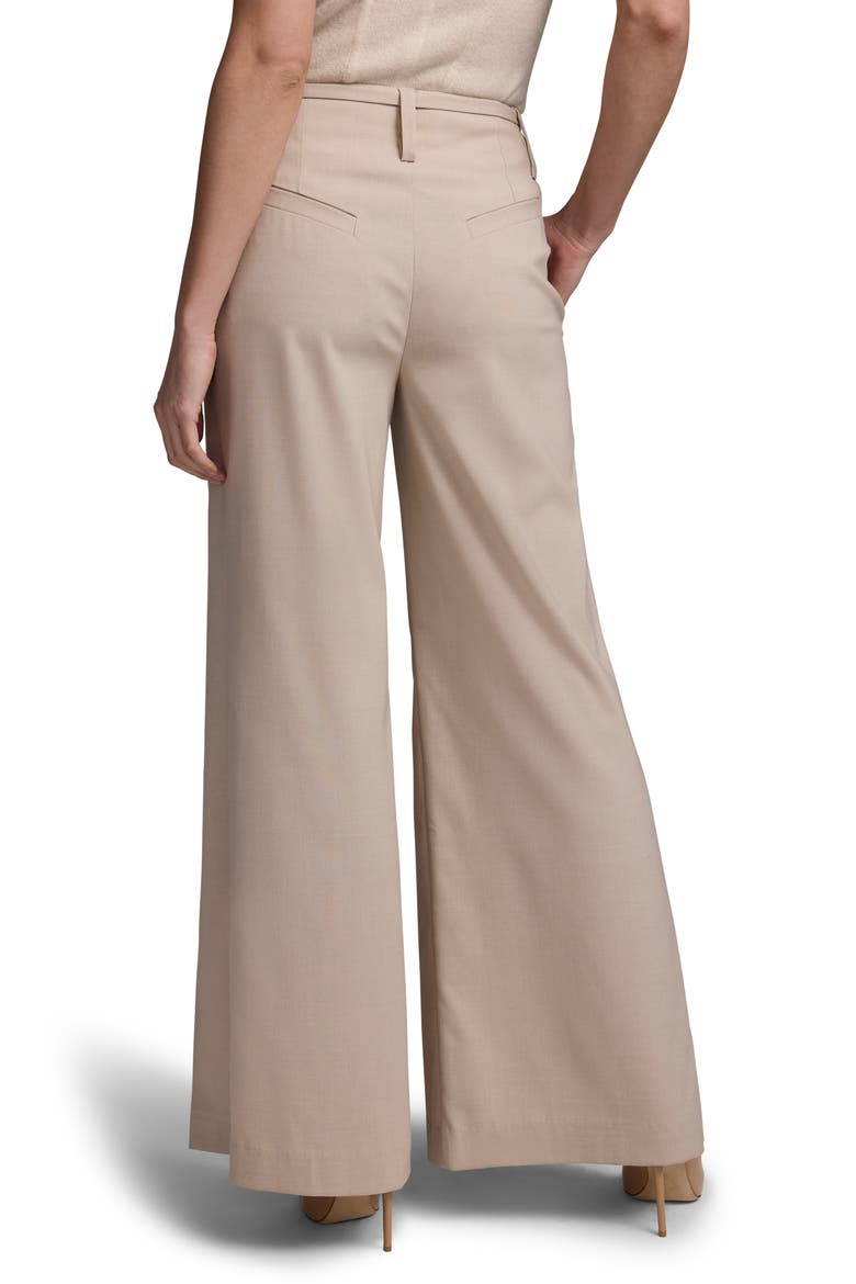 Milan Tie Waist Wide Leg Pants, Alternate, color, CHAMOIS