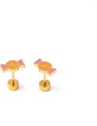 Pip Pop Girls' Candy Flatback Stud Hypoallergenic Earrings