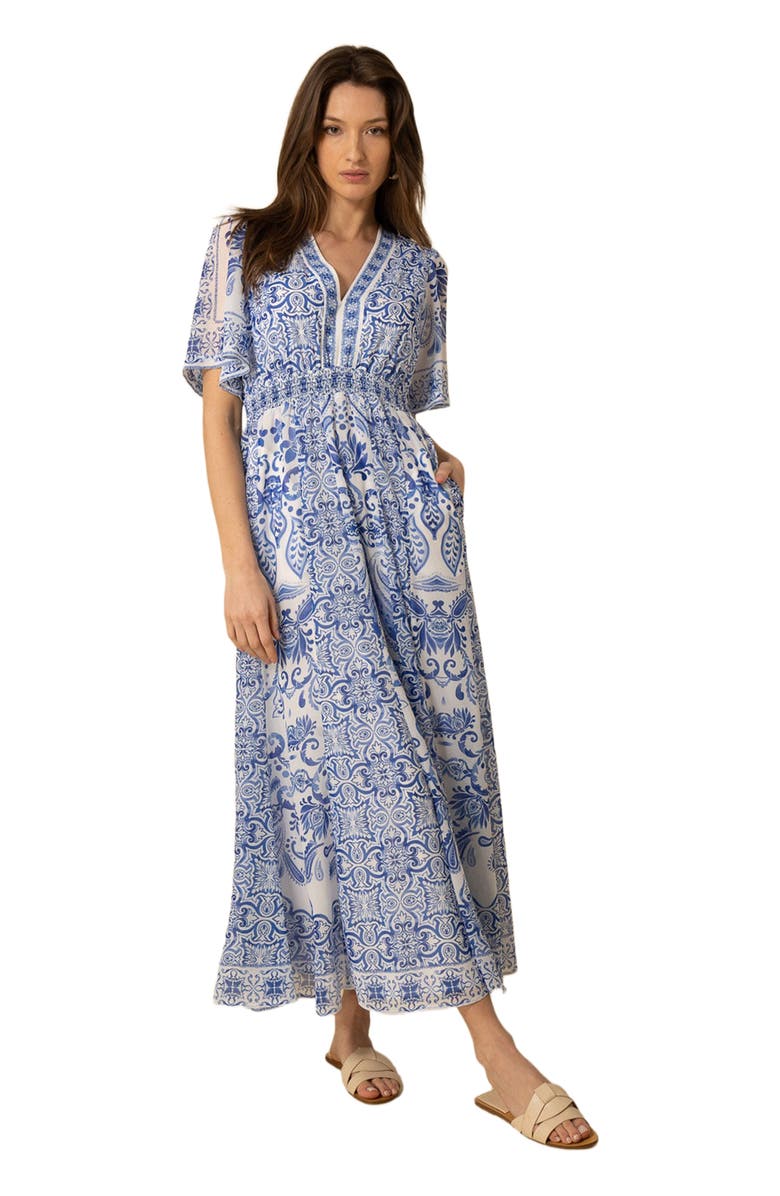 Halebob Ellis Chiffon Maxi Dress, Alternate, color, 
