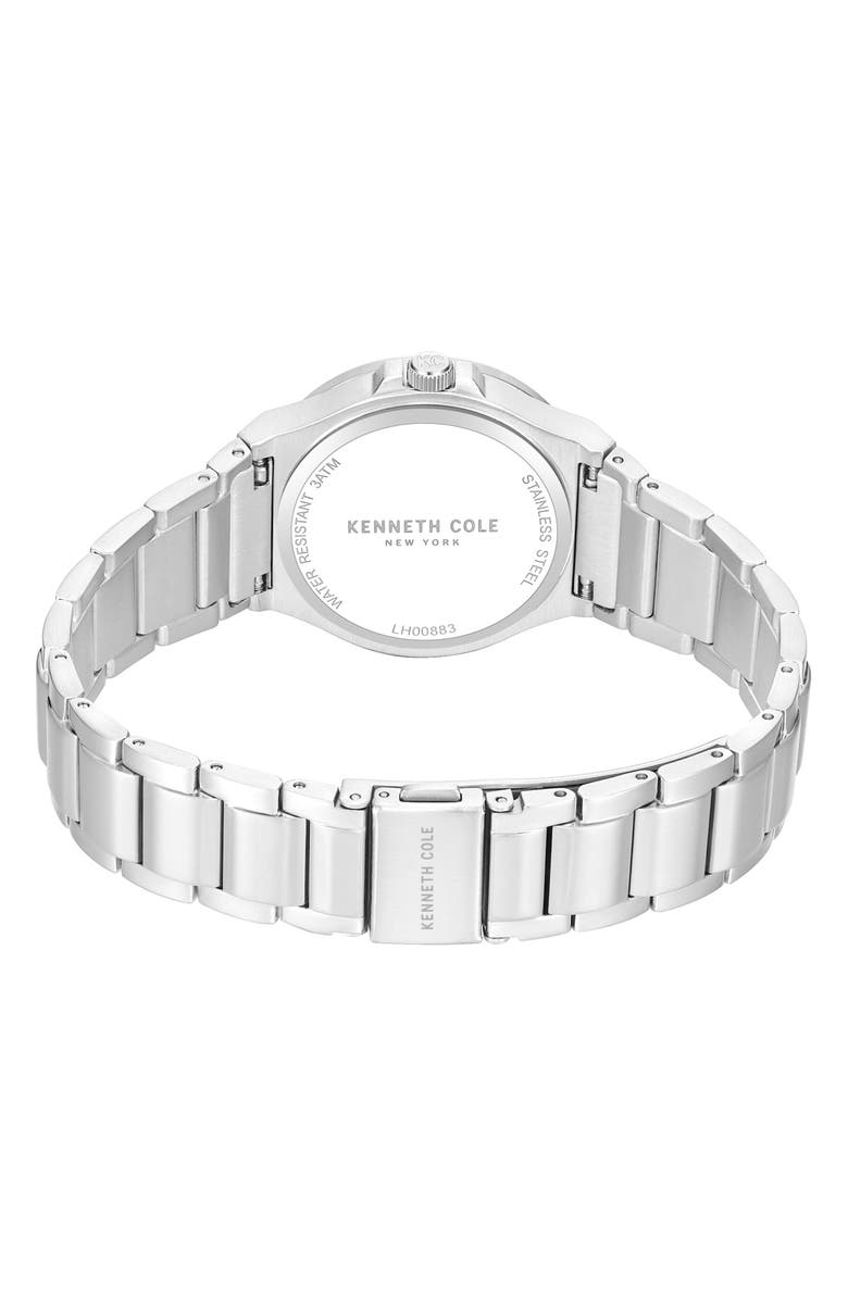 Kenneth Cole New York Glenville Bracelet Watch, 32mm, Alternate, color, Silver