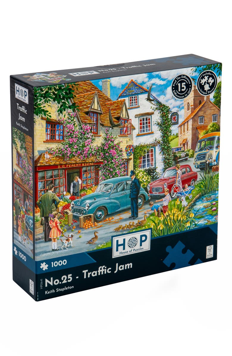 The House of Puzzles Traffic Jam 1000-Piece Jigsaw Puzzle, Main, color, 
