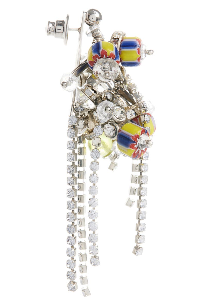 Dries Van Noten Embellished Pin Earrings, Alternate, color, 214 Light Yellow