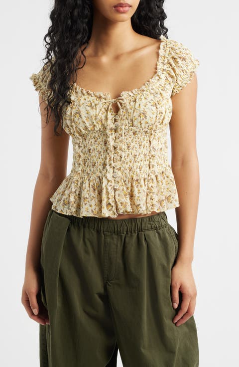 Mabel Floral Cotton Top