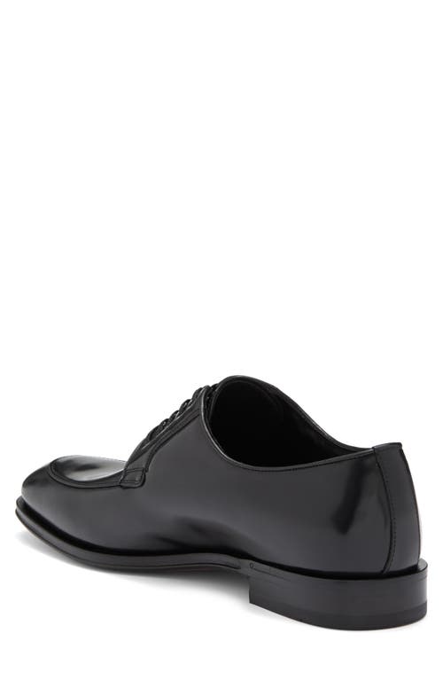 Ferragamo Bruges Apron Toe Oxford In Nero