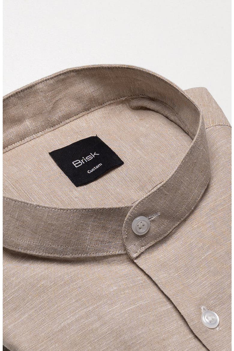 Cotton Linen Shirt, Alternate, color, Tan