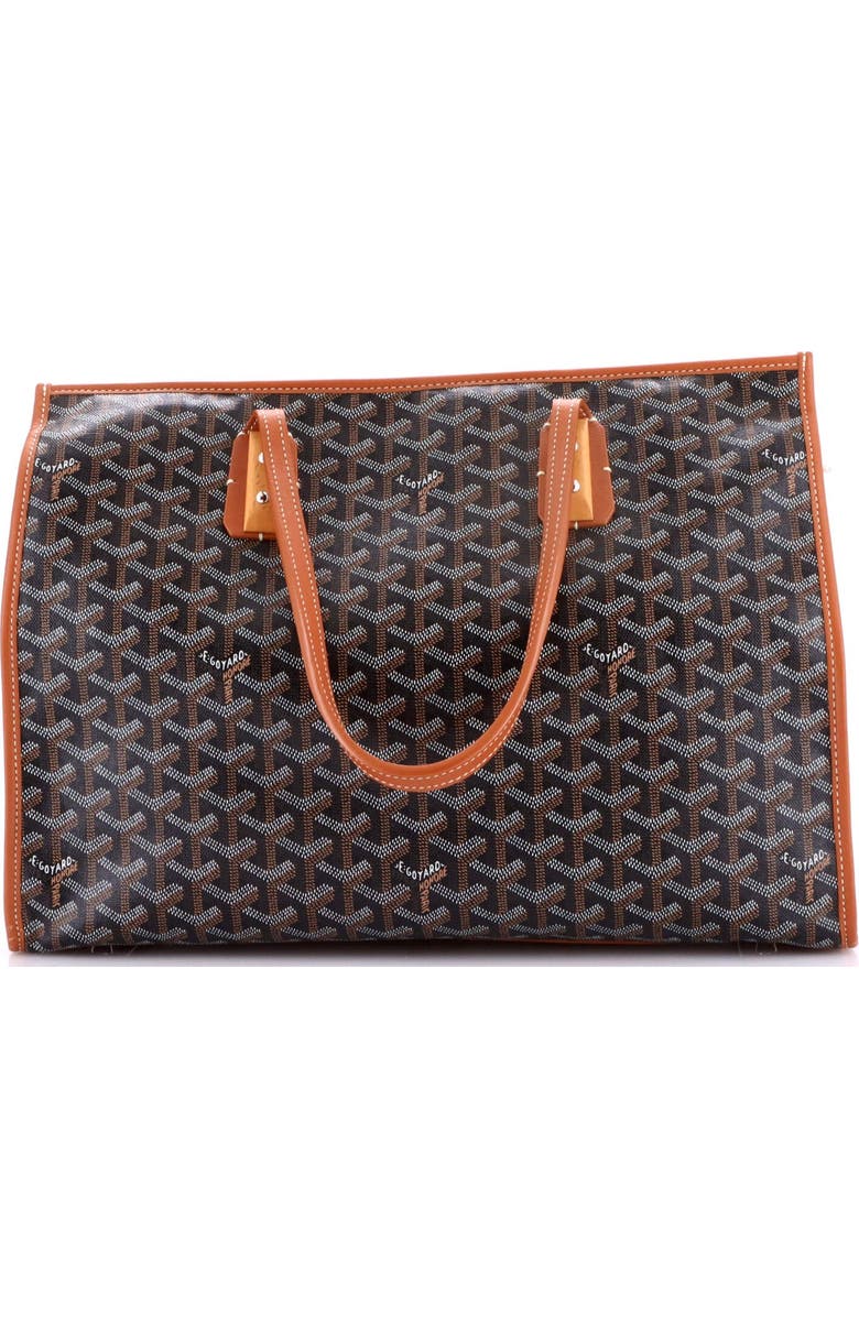 Pre-Owned Goyard Marquises Bag Coated Canvas, Alternate, color, Brown