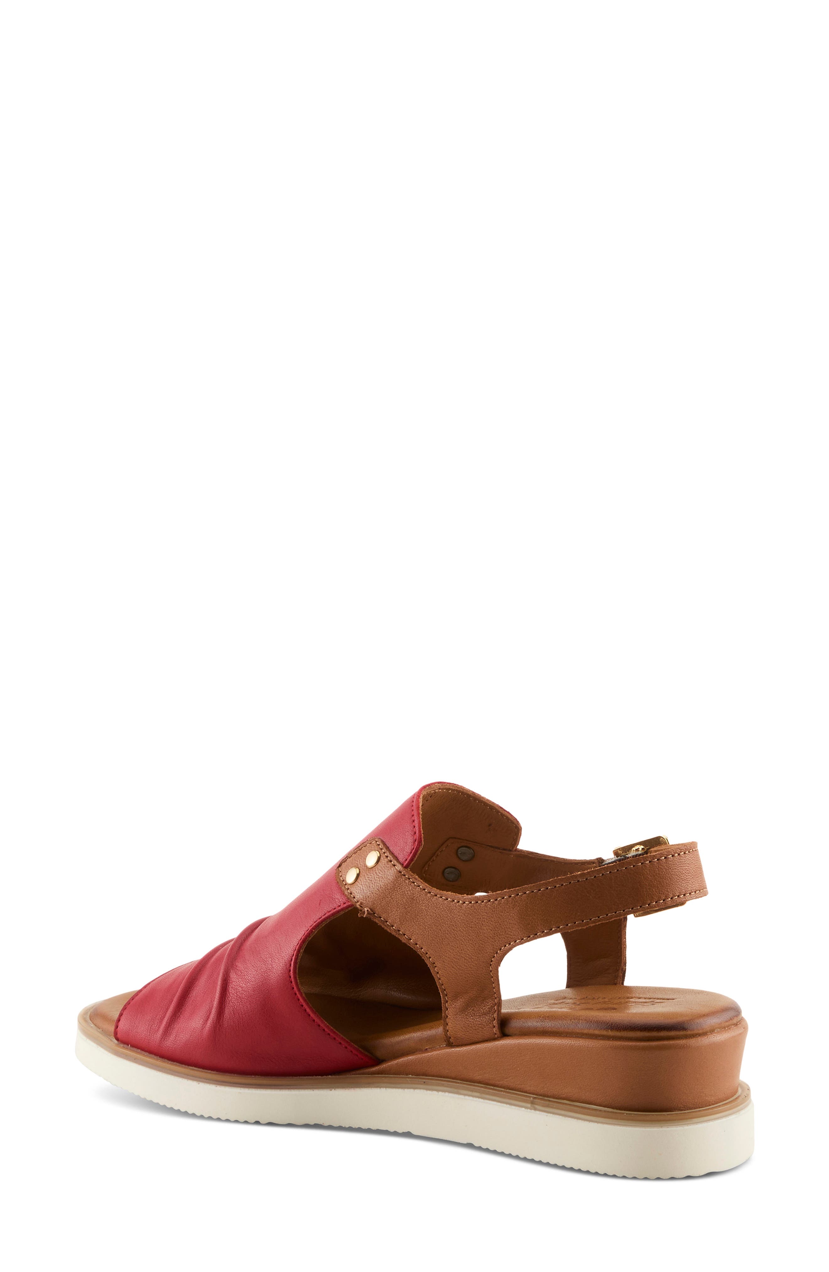 Locals Ankle Strap Slide Sandal, Alternate, color, RED MULTI
