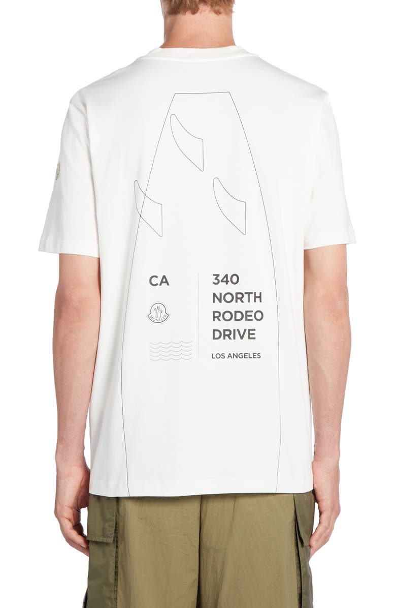 Moncler Rodeo Drive Graphic T-Shirt, Alternate, color,