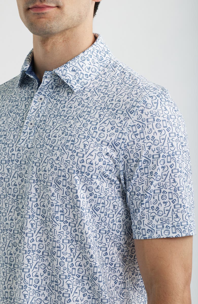 Johnston & Murphy XC+<sup>™</sup> Performance Game Day Polo, Alternate, color, Navy