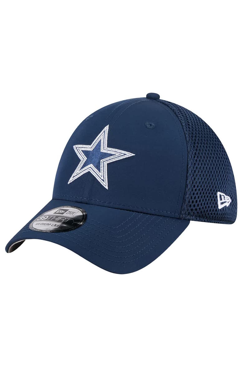 Men's New Era Navy Dallas Cowboys Outline 39THIRTY Flex Hat, Main, color, Navy