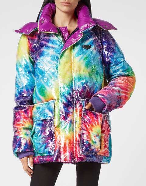 Jacket Paillettes Tye Die Women