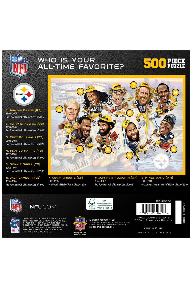 Pittsburgh Steelers 500 Piece Puzzle, Alternate, color, Multicolor