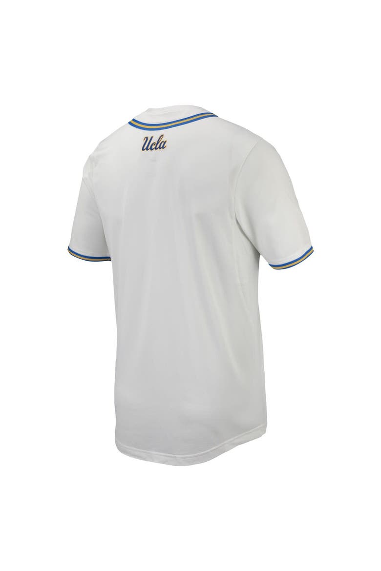 Men's Nike White UCLA Bruins Replica Full-Button Baseball Jersey, Alternate, color, White