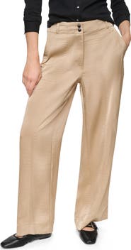 DKNY Wide Leg Glazed Pants