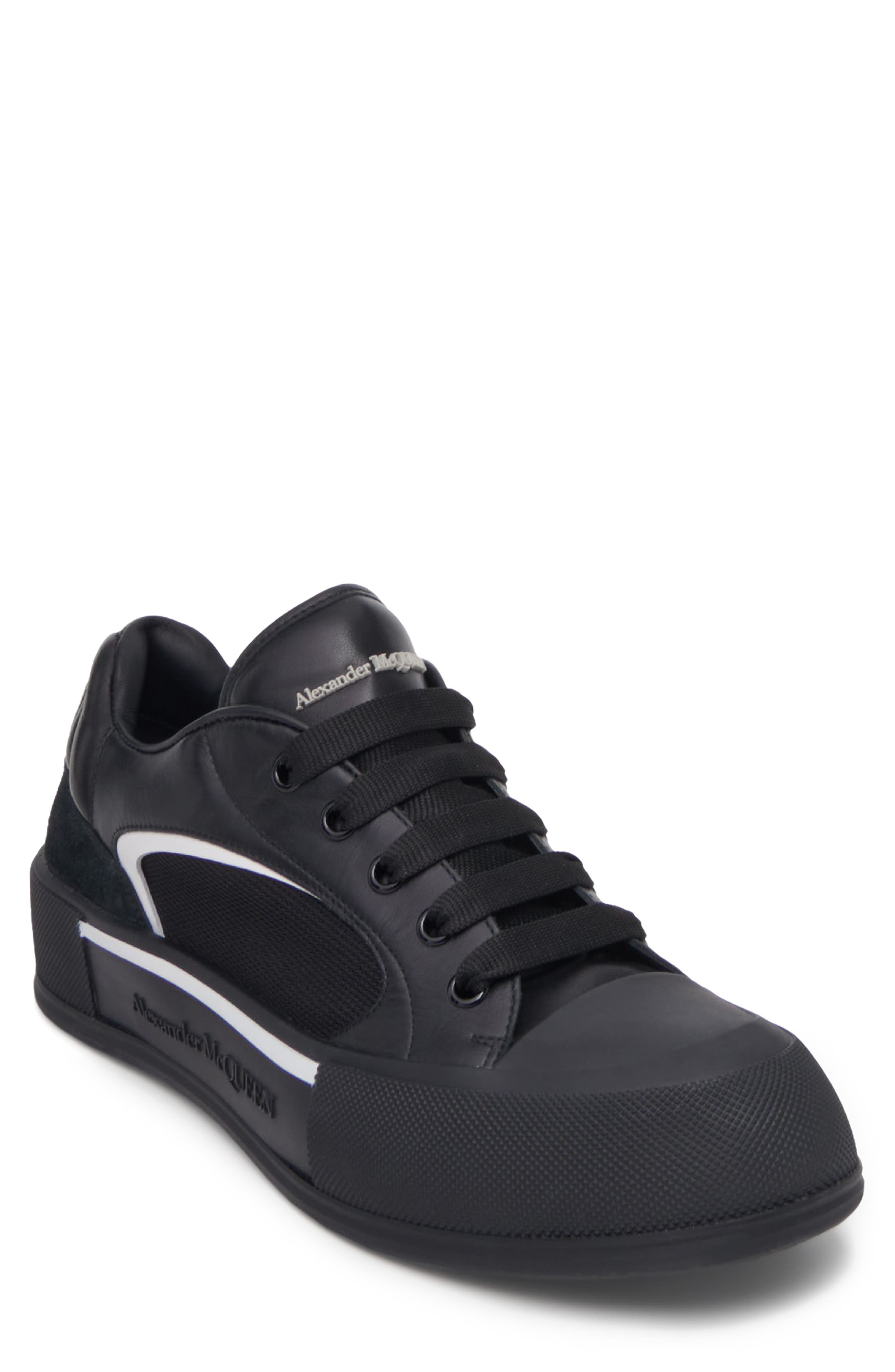 McQueen Skate Deck Plimsoll Low Top Sneaker, Alternate, color, 