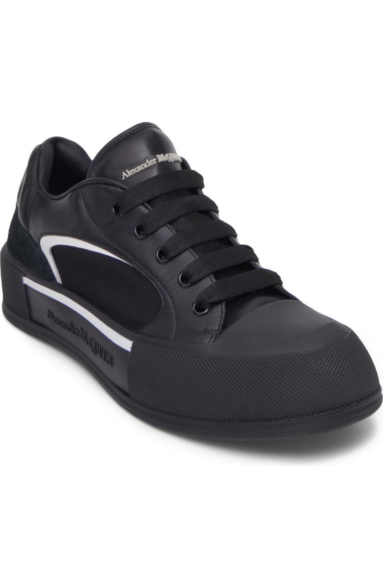 McQueen Skate Deck Plimsoll Low Top Sneaker, Alternate, color,