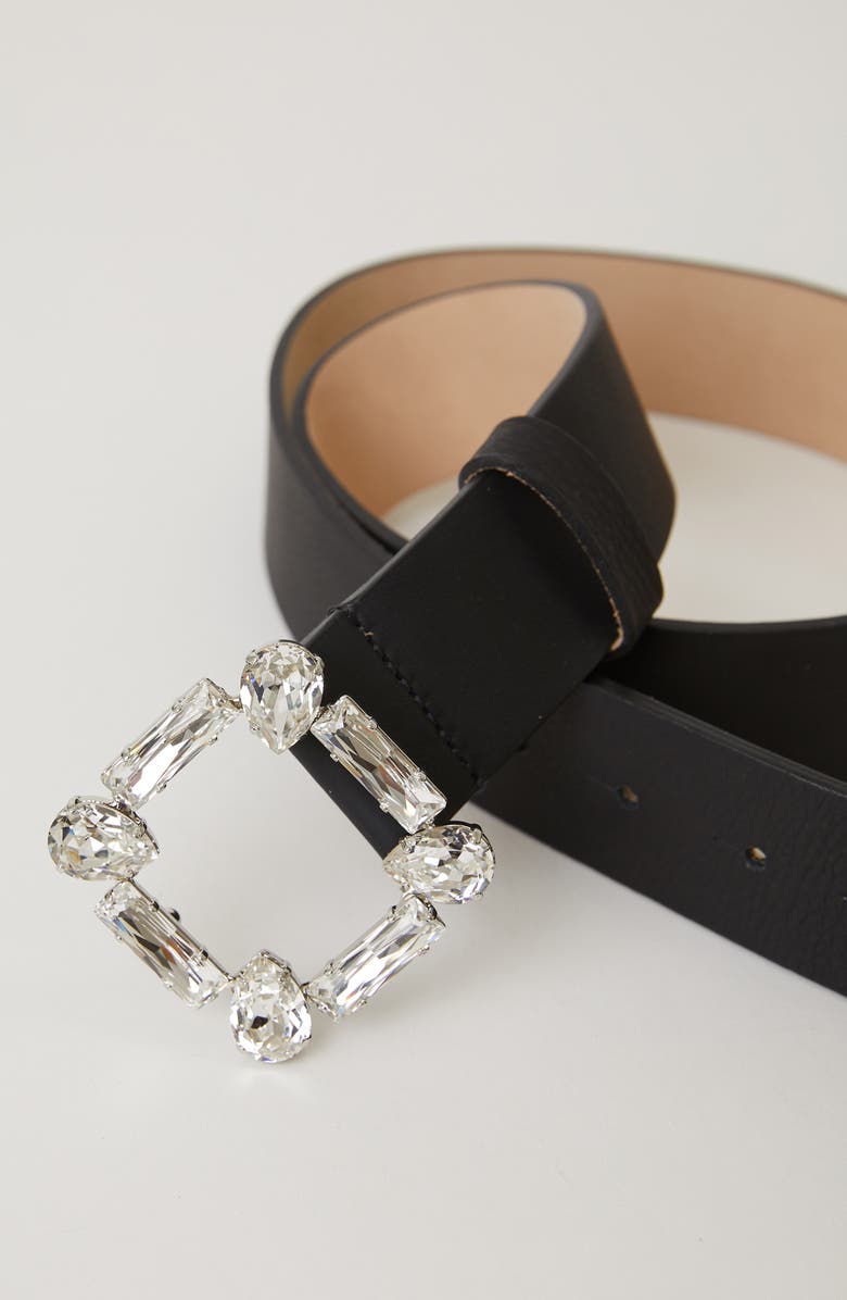 B-Low the Belt Esma Rhinestone Buckle Belt, Alternate, color, 