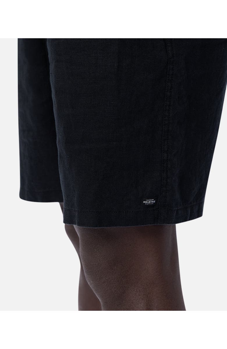 Industrie Australia The Marina Linen Short, Alternate, color, Black