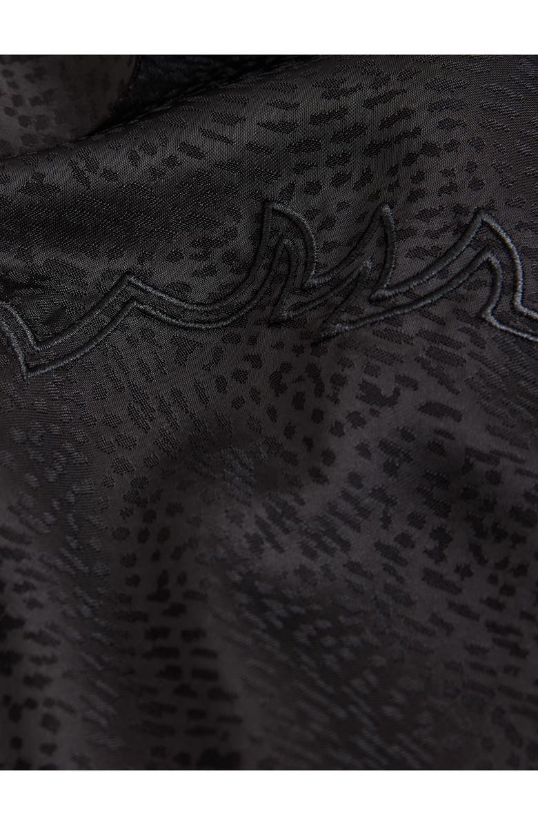 John Varvatos Bodie Short Sleeve Button-Up Shirt, Alternate, color, Black