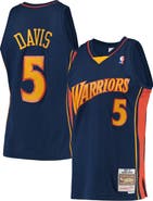 Mitchell & Ness Men's Mitchell & Ness Baron Davis Navy Golden State Warriors 2006/07 Hardwood Classics Swingman Jersey