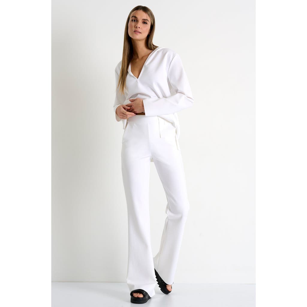 Shan Flared Trouser In White