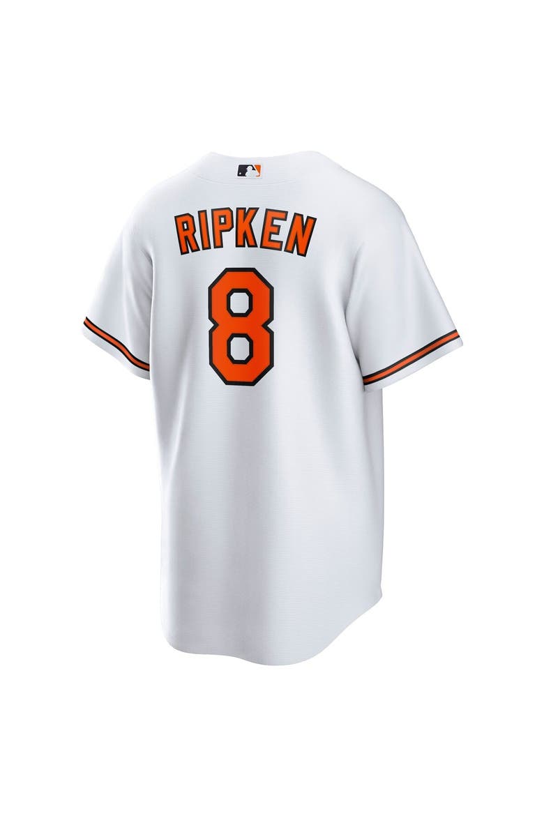 Men's Nike Cal Ripken Jr. White Baltimore Orioles  Throwback Replica Player Jersey, Alternate, color, White