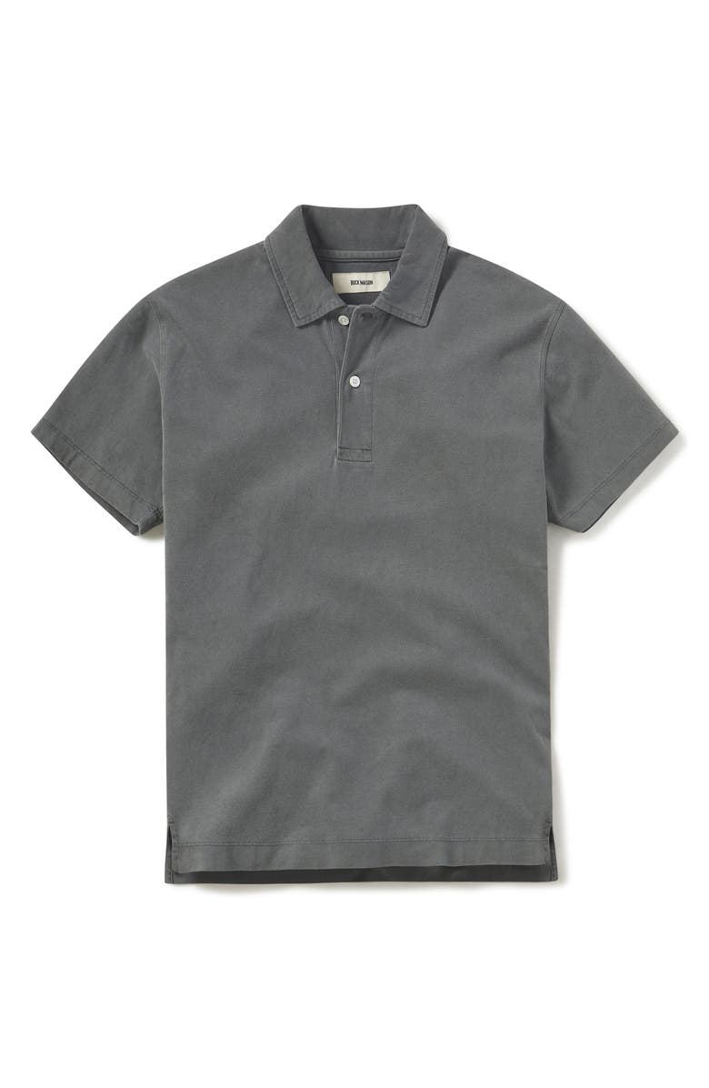 BUCK MASON Sueded Cotton Polo, Alternate, color, 