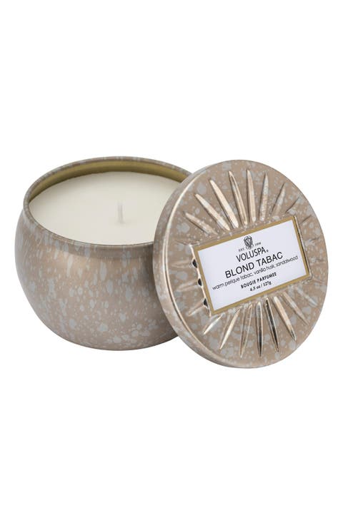 Vermeil Blond Tabac Mini Tin Candle