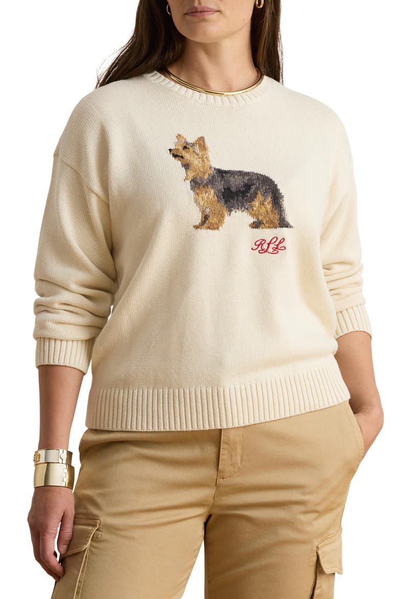 Yorkshire Terrier Sweater, Alternate, color, CREAM
