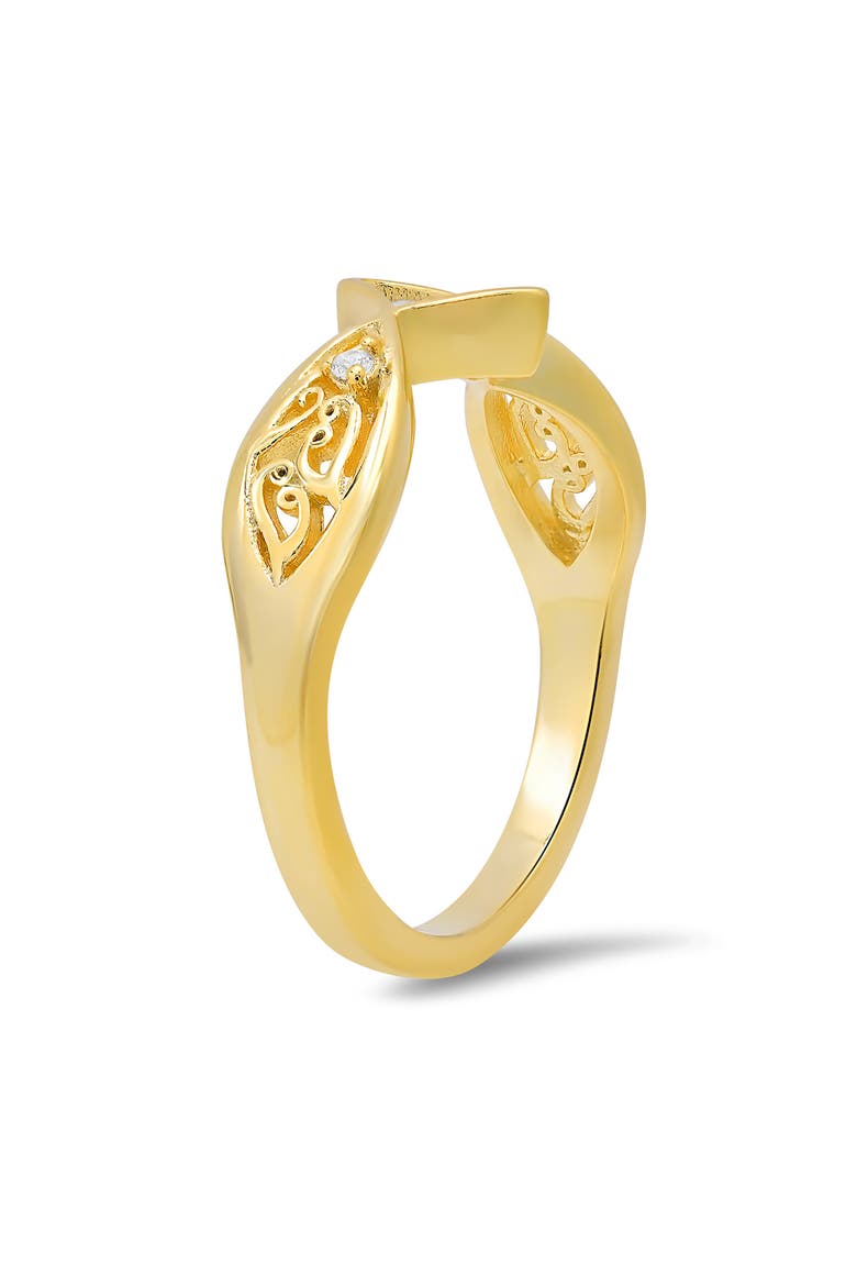 Marquise Cut Filigree Ring, Alternate, color, GOLD