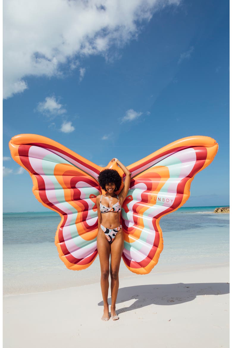 Butterfly Pool Float, Alternate, color, MULTI
