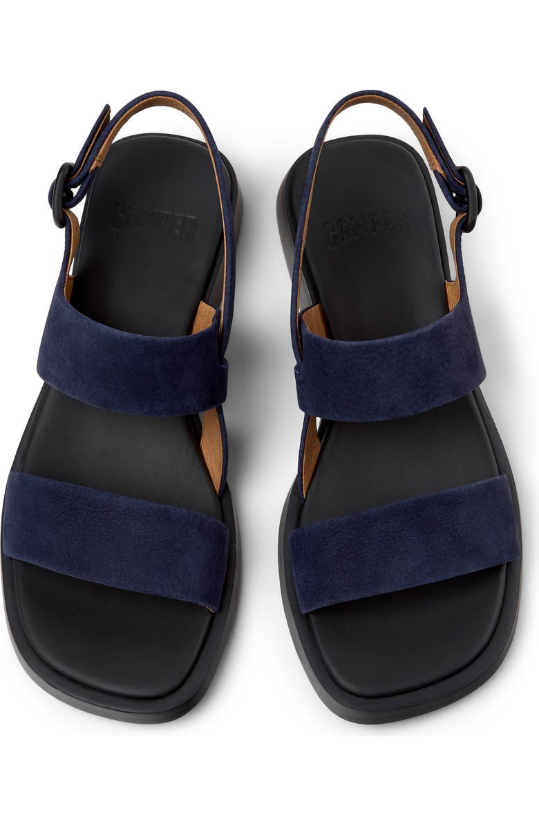 Camper Dana 2-Strap Sandal, Alternate, color, Dark Blue