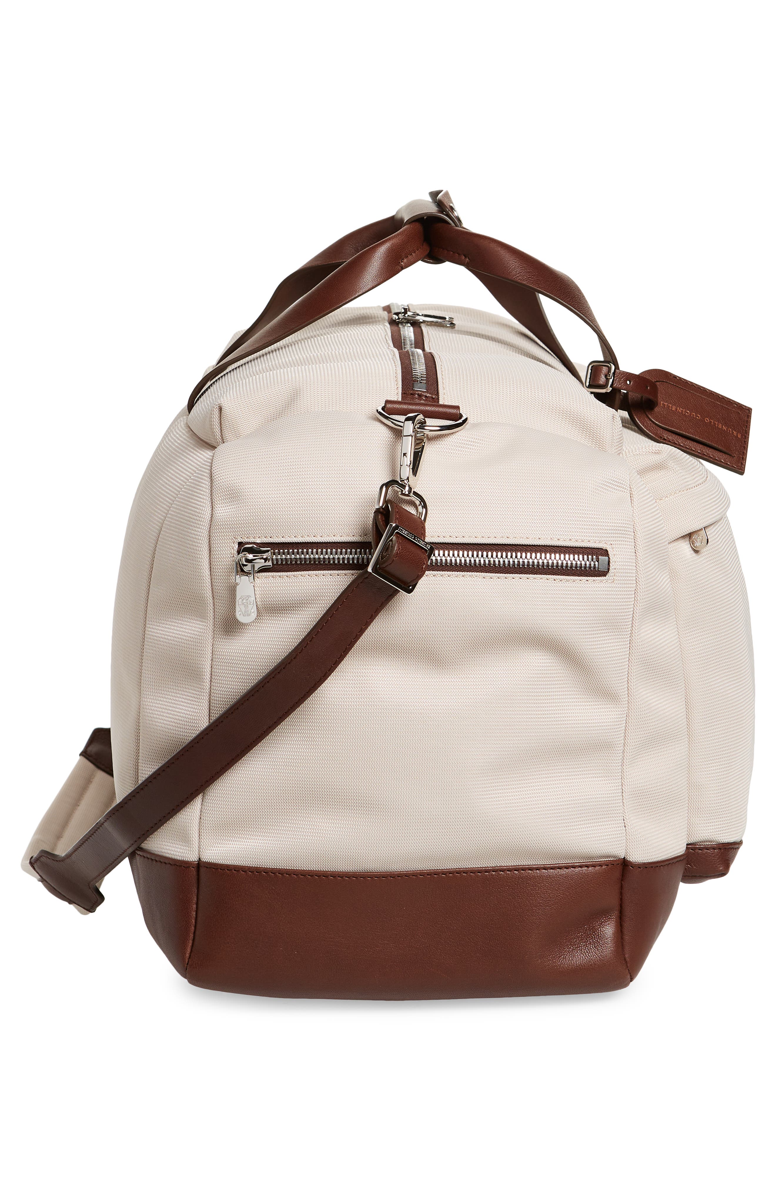 Brunello Cucinelli Nylon Travel Bag, Alternate, color, 