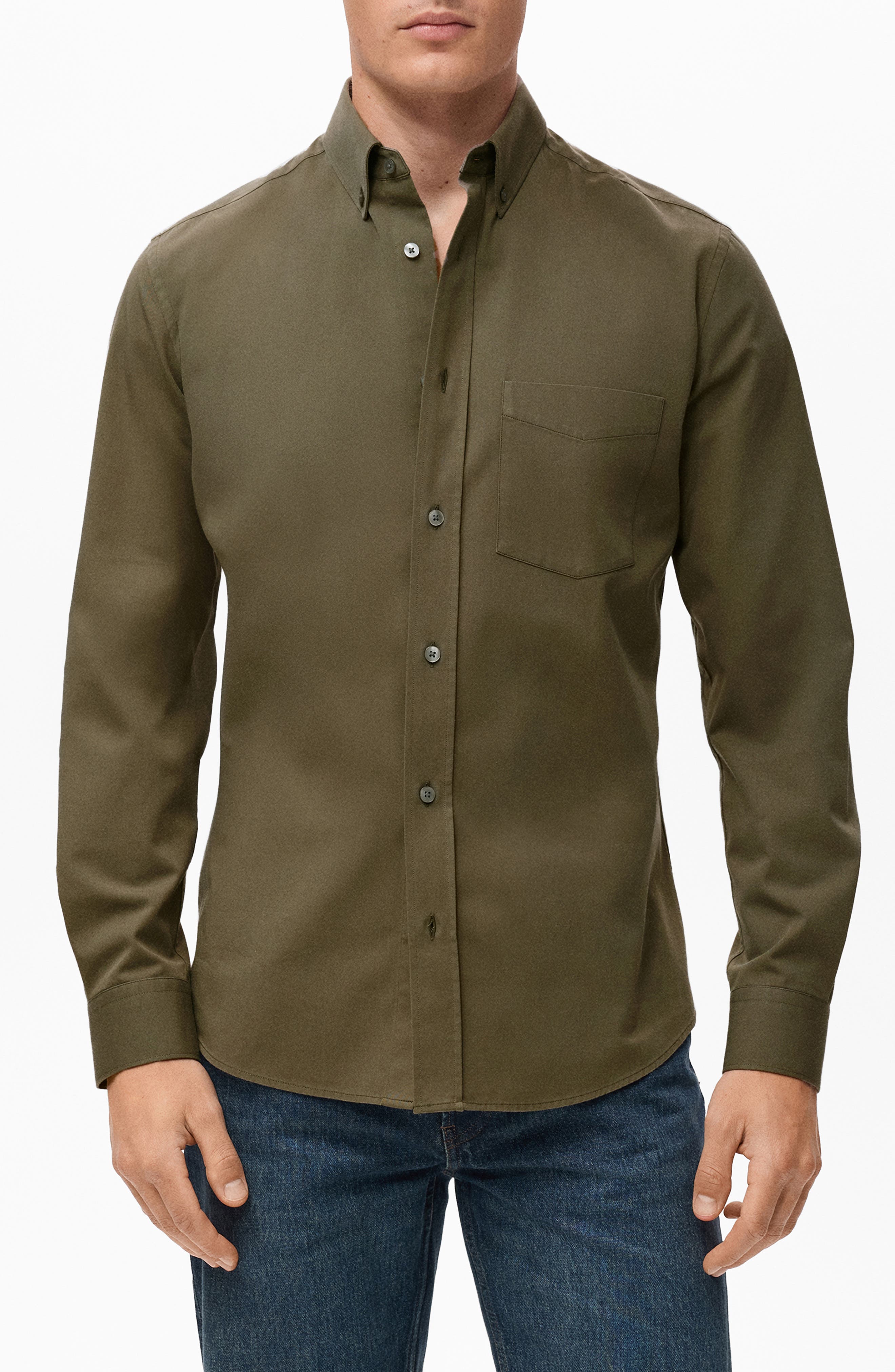 Regular Fit Button Down Shirt